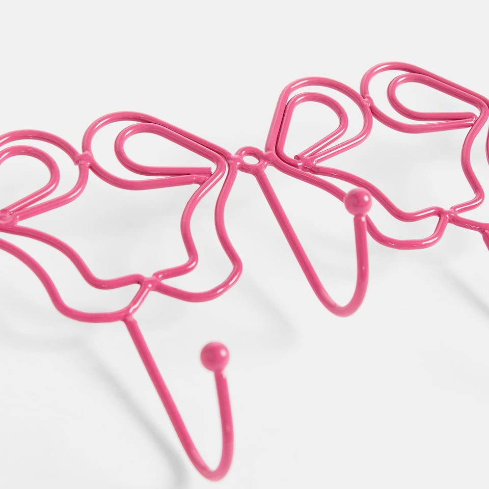 image 1 of OHS Bows Over the Door Hook Hanger 5 Hooks Coats Towel Rack