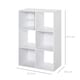 image 7 of HOMCOM 6-Cube Bookshelf, Display Shelving Unit for Home Office, White