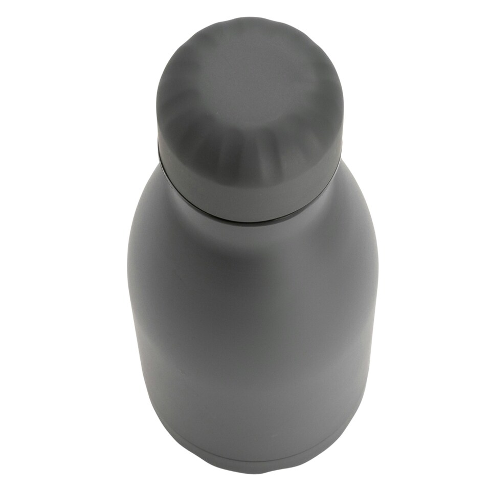 image 1 of XD Collection Stainless Steel 260ml Water Bottle - Grey - One Size Grey | One Size