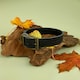 image 5 of HugglePets Legacy Leather Dog Collar - Black Black | XS
