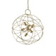 image 1 of Konse 6 Light Spherical Ceiling Pendant Gold