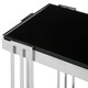 image 5 of Interiors By Premier Durable Silver U Shaped Side Table, Luxurious Finish Side Table By Couch, Modern Design Lounge Table Silver