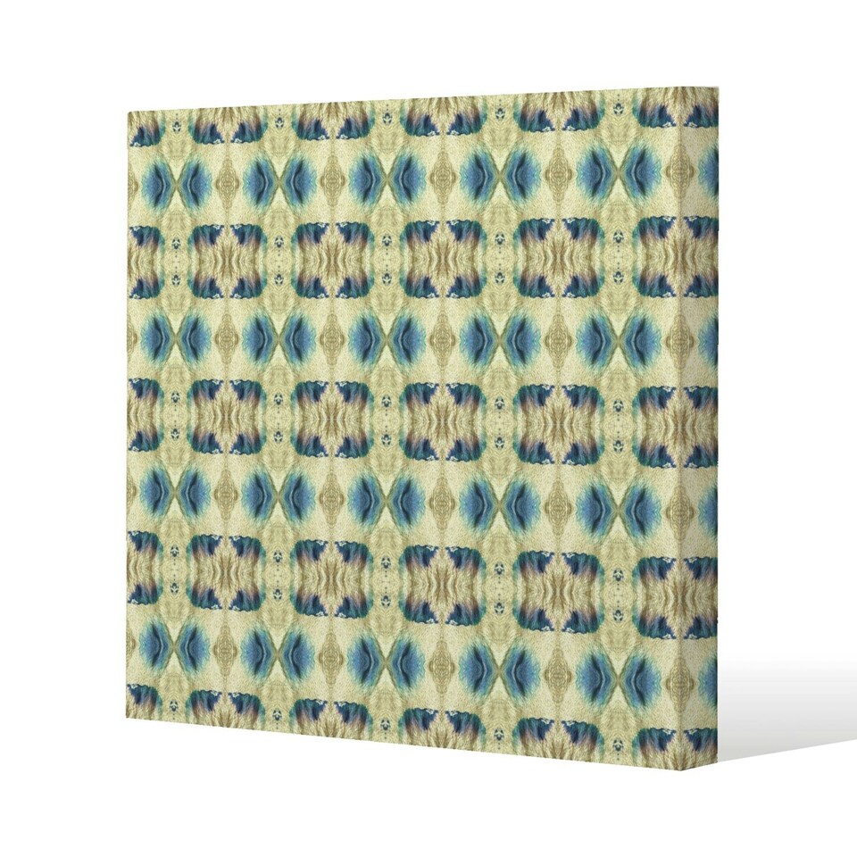 image 1 of Psychedelic Geometric Pattern (Canvas Print) 114 x 114 x 4cm