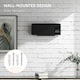 image 8 of HOMCOM 2000W Wall Mounted Ceramic Heater with Remote Control for Home Black