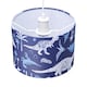 image 4 of Modern and Fun Dinosaur Themed Navy Blue and White Cotton Little Ones Lamp Shade | Blue