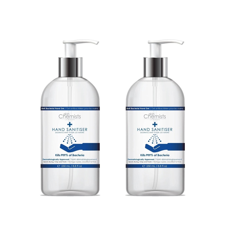 image 1 of skinChemists Hand Sanitiser 250ml x 2 Duo Set