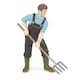 image 2 of PAPO Farmyard Friends Gardener Toy Figure