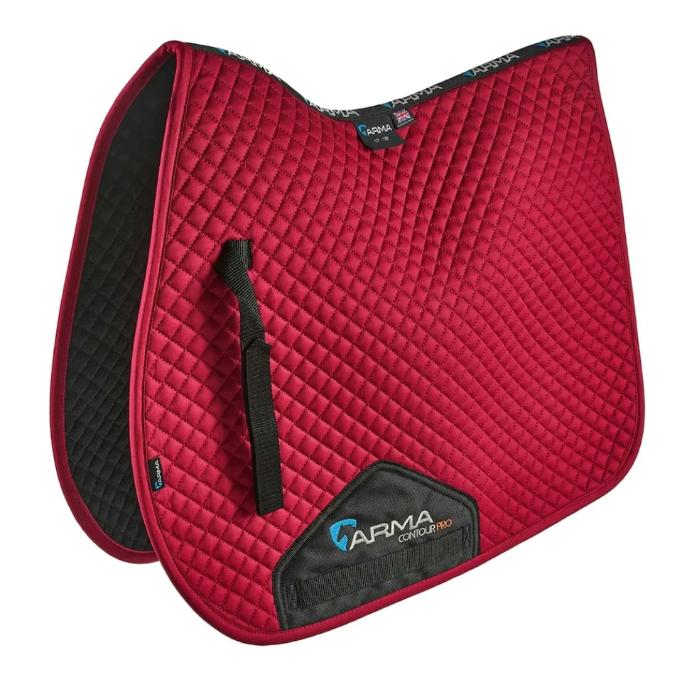 Performance Horse Saddlecloth - Raspberry - 17in - 18in