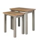 image 1 of Core Products Linea, Linea Nest Of 2 Tables H51.1cm x W53cm x D35cm Grey