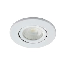 BHS Cal LED Fire Rated IP65 Recessed Spotlight | White | Matte White | 1