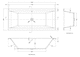 image 2 of Balterley Modern Double Ended Straight Shower Bath (Tap, Waste and Panel Not Included) | White | White | 1800 x 800 x 400mm | 1