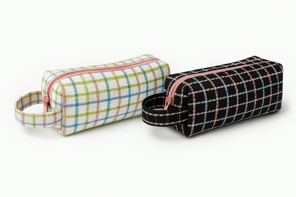 image 1 of Single Fabric Pencil Case | Multi