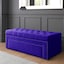 Sapphire Blue Plush Velvet