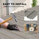 image 4 of Outsunny Pack of 12 Metal Roofing Sheets for Greenhouse, Grey Wood Effect Grey