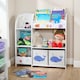 image 3 of Kids Storage Toy Bookshelf Organiser Drawer Two Storage Boxes Shelves