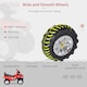 image 4 of HOMCOM Kids Children Ride-on Toy Off Road Style Quad Bike Racing Car NO POWER 4 Wheels Horn Music Red