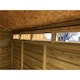 image 2 of 7 x 5 Security Pressure Treated Tongue & Groove Apex Shed + Single Door + Safety Toughened Glass (7' x 5' / 7ft x 5ft) (7x5)