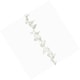 image 2 of Premier Glitter Maidenhair Fern Christmas Garland - White - 1.8m