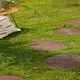 image 3 of Eco-Friendly Garden Stepping Stones - Cracked Log Brown (Pack of 4)