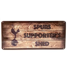 Tottenham Hotspur FC Supporters Shed Plaque - Brown - One Size