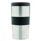 image 1 of XD Collection Vacuum Insulated 300ml Thermal Mug - Silver/Black - One Size Grey