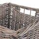 image 4 of Wicker Square Storage Basket | Brown | Brown | Not provided
