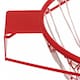 image 7 of Heavy Duty Wall Mounted Full Size Red Basketball Hoop Rim and Net