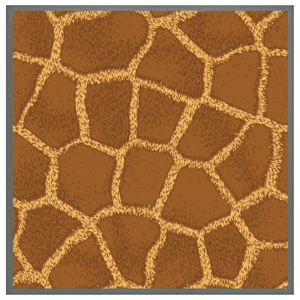 image 1 of Giraffe print (Picture Frame) Black | XL