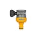 image 1 of Hozelock Universal Round Tap Connector - Yellow - One Size