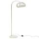 image 1 of Interiors by Premier Floor Chrome Finish Lamp With White Base Silver