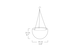 image 5 of Keter Hanging Sphere Planter - Set of 2