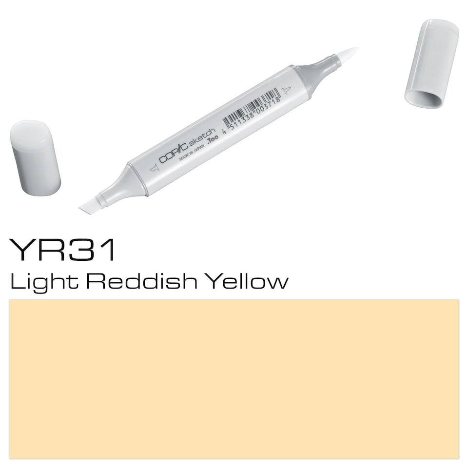 image 1 of Copic Sketch Marker, Light Reddish Yellow, Single Pen