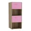 Oak & Light Pink