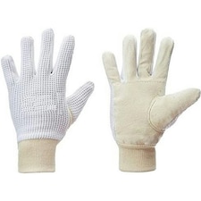 Carta Sport Childrens/Kids Chamois Wicket Keeping Inner Gloves - White/Cream - One Size