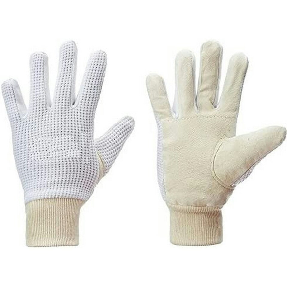 Carta Sport Childrens/Kids Chamois Wicket Keeping Inner Gloves - White/Cream - One Size