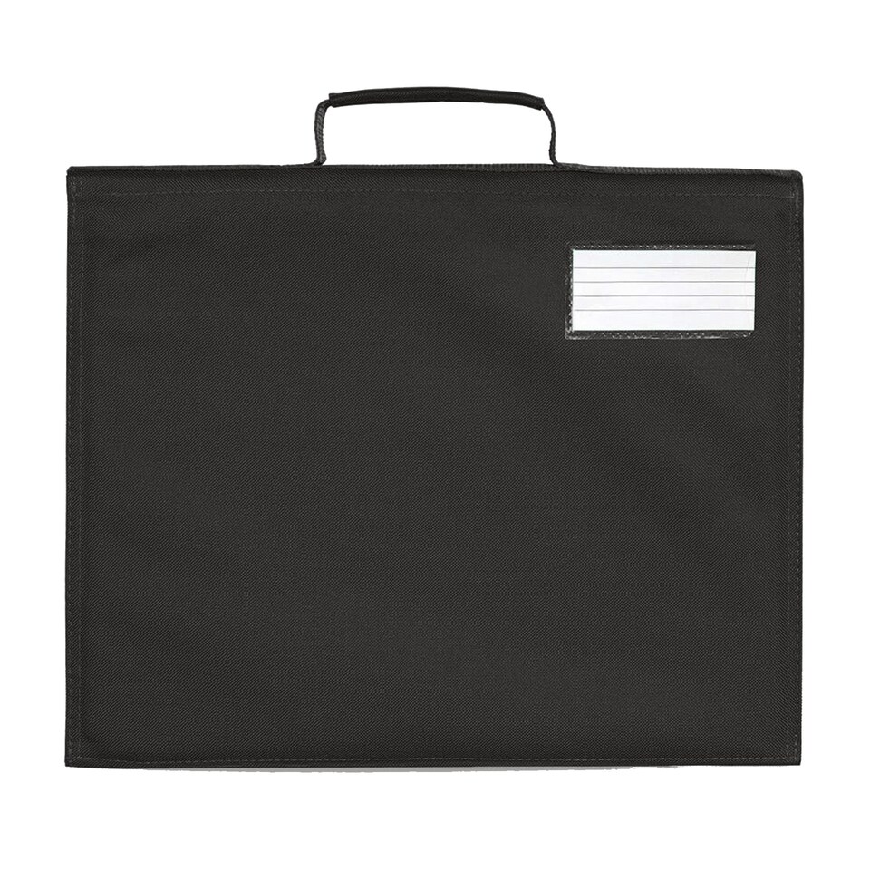 image 1 of Quadra Classic Book Bag - Black - One Size Black
