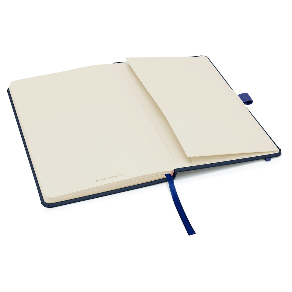 image 1 of Notes London A5 Wilson Lined Page Notebook Navy