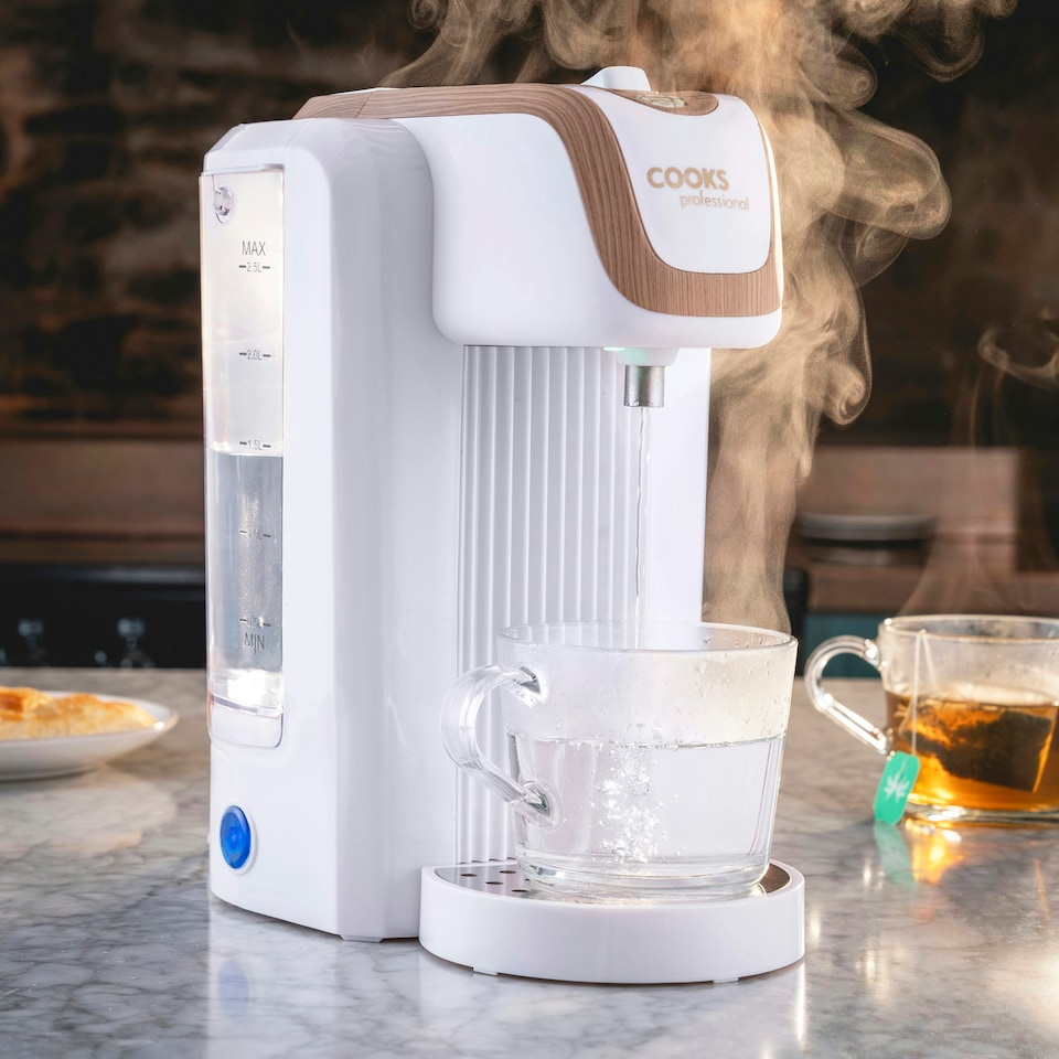 image 1 of Cooks Professional Hot Water Dispenser | 2600W | 2.5 Litre Capactity | One Touch Operation | Nordic White