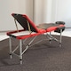 image 10 of HOMCOM Portable Massage Table Beauty Therapy Couch Bed Spa Aluminum Red