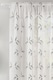 image 2 of Oasis Grey Embroidered Leaf Design Voile Panels - Pair 140 x 122cm (55x48")