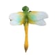 image 3 of Green Dragonfly Resin Wall Mount Shed Sculpture Statue Ornament House Garden
