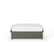 image 2 of Majestic 1000 Pocket Sprung Charcoal Chenille Divan Set And Valencia Headboard Double