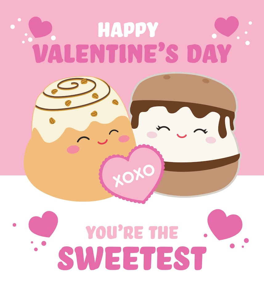 image 1 of Squishmallows Generic Valentine's Day Card