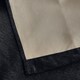 image 5 of Chenille Blackout Eyelet Curtains Thermal Triple Weave Pair 117cm x 137cm Black