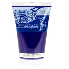 Speedball Water-Soluble Block Ink, Violet, 5oz