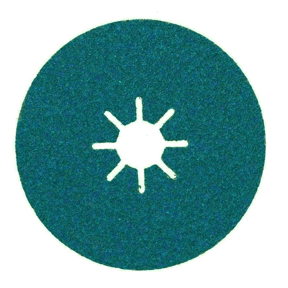image 1 of 115mm 36 Grit Fibre Zirconium Oxide Abrasive Discs Sanding Grinding 200 Pack
