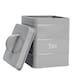 image 4 of Harbour Housewares Grey Vintage Metal Kitchen Tea Canister Kitchen Caddy Kitchen Storage Containers Canisters