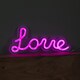 image 6 of 30cm Light up Neon Effect Love Sign in Pink with 111 LEDs