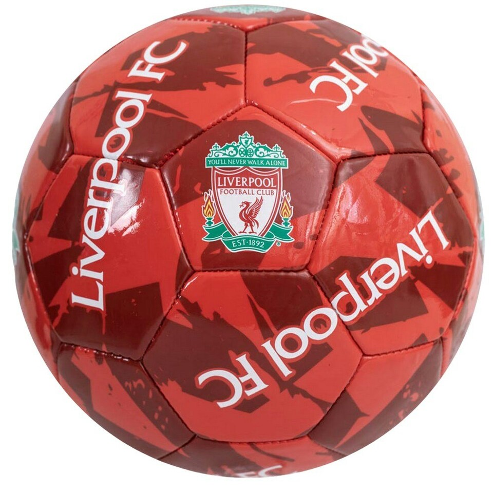 image 1 of Liverpool FC Graffiti Football - Red - 5