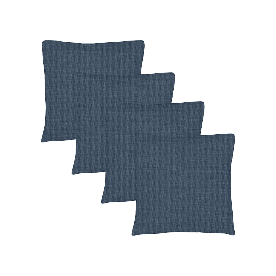 image 1 of Covers&All Sunbrella Throw Pillows Pack Of 4, Square 26 x 26, Spectrum Denim